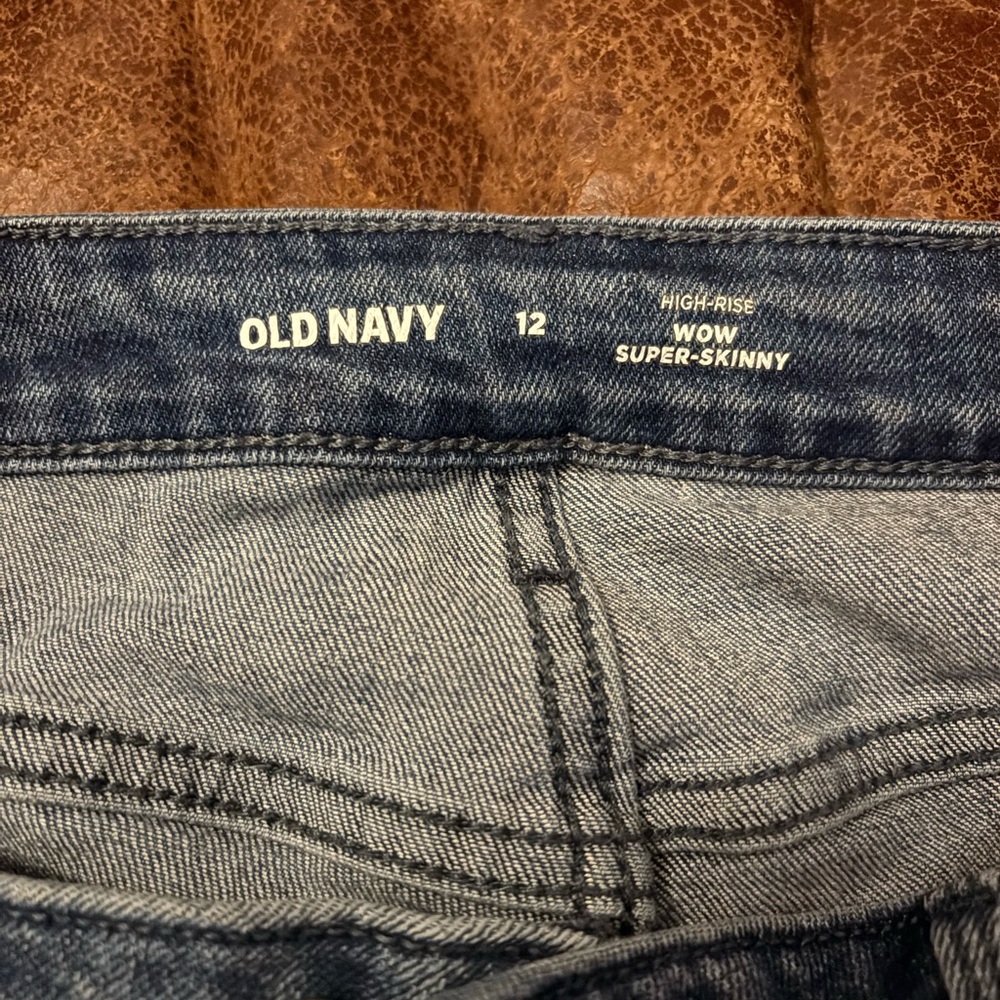 Old Navy High-Rise Wow Super-Skinny Jeans - Blue